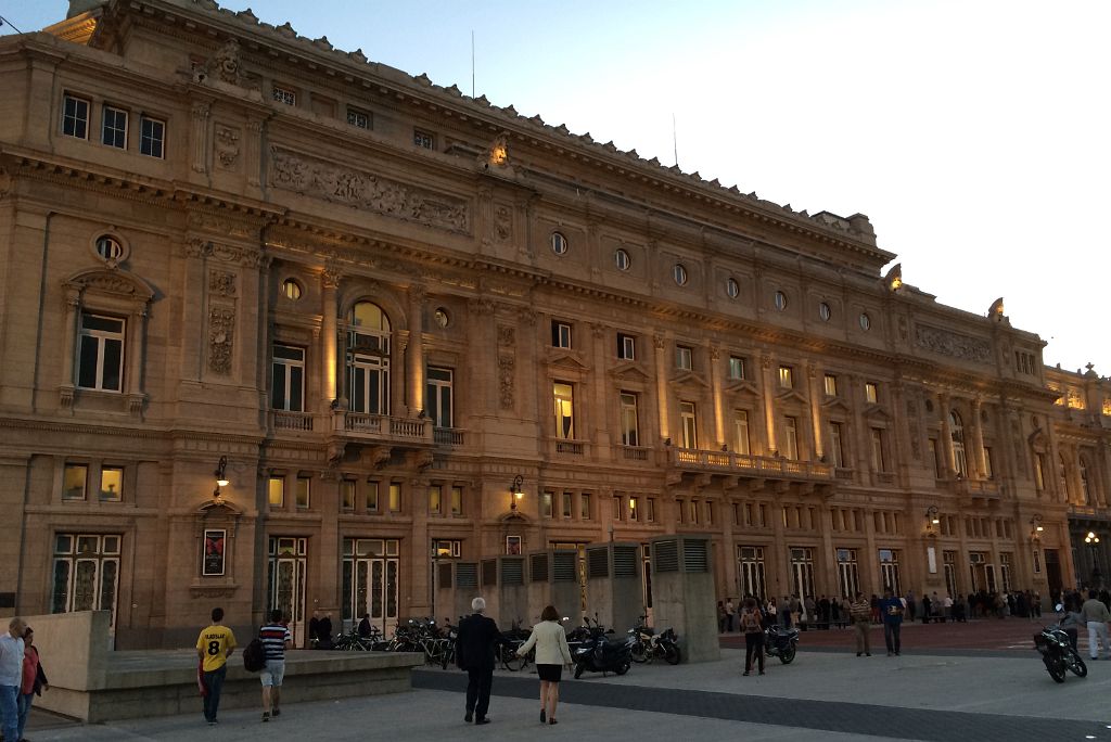 42 Arriving At Teatro Colon For An Evening Performance Buenos Aires